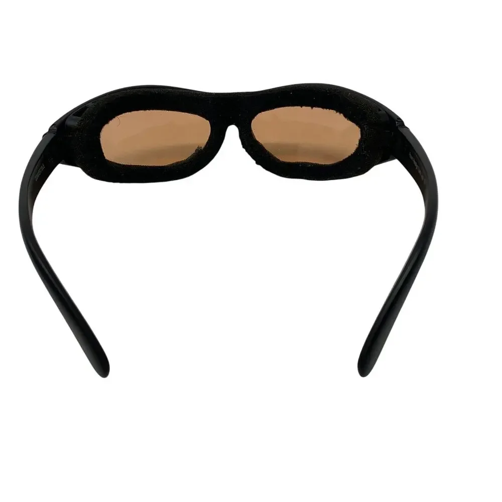 7eye Panoptx Convertible Sunglasses Lot 2 Pairs Brown Yellow Lenses Case